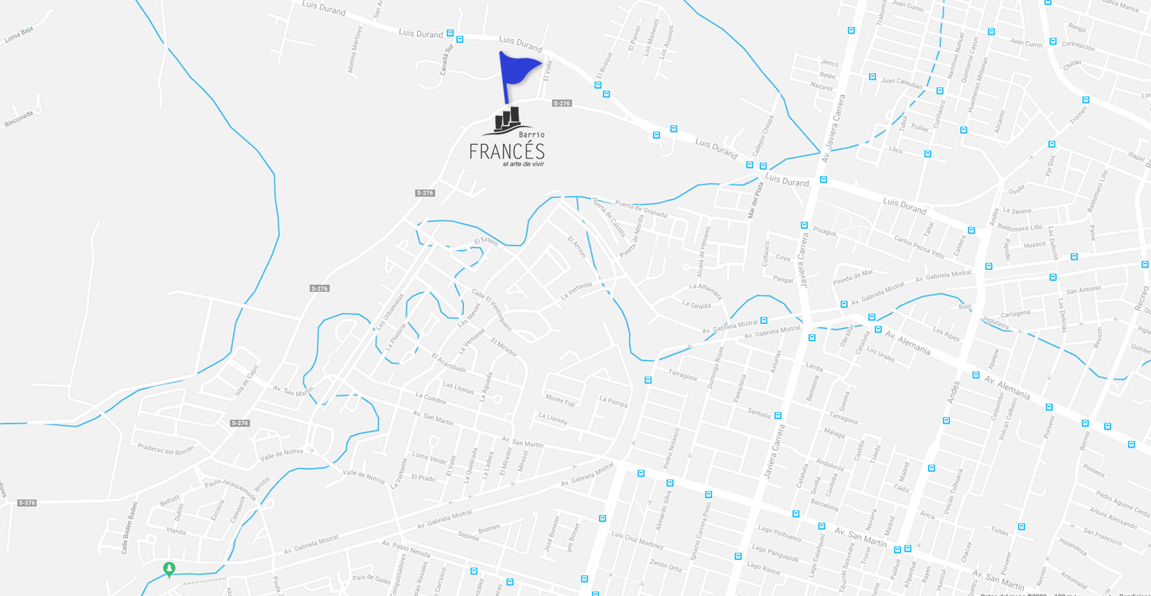 Condominio Versalles Mapa-Dubois