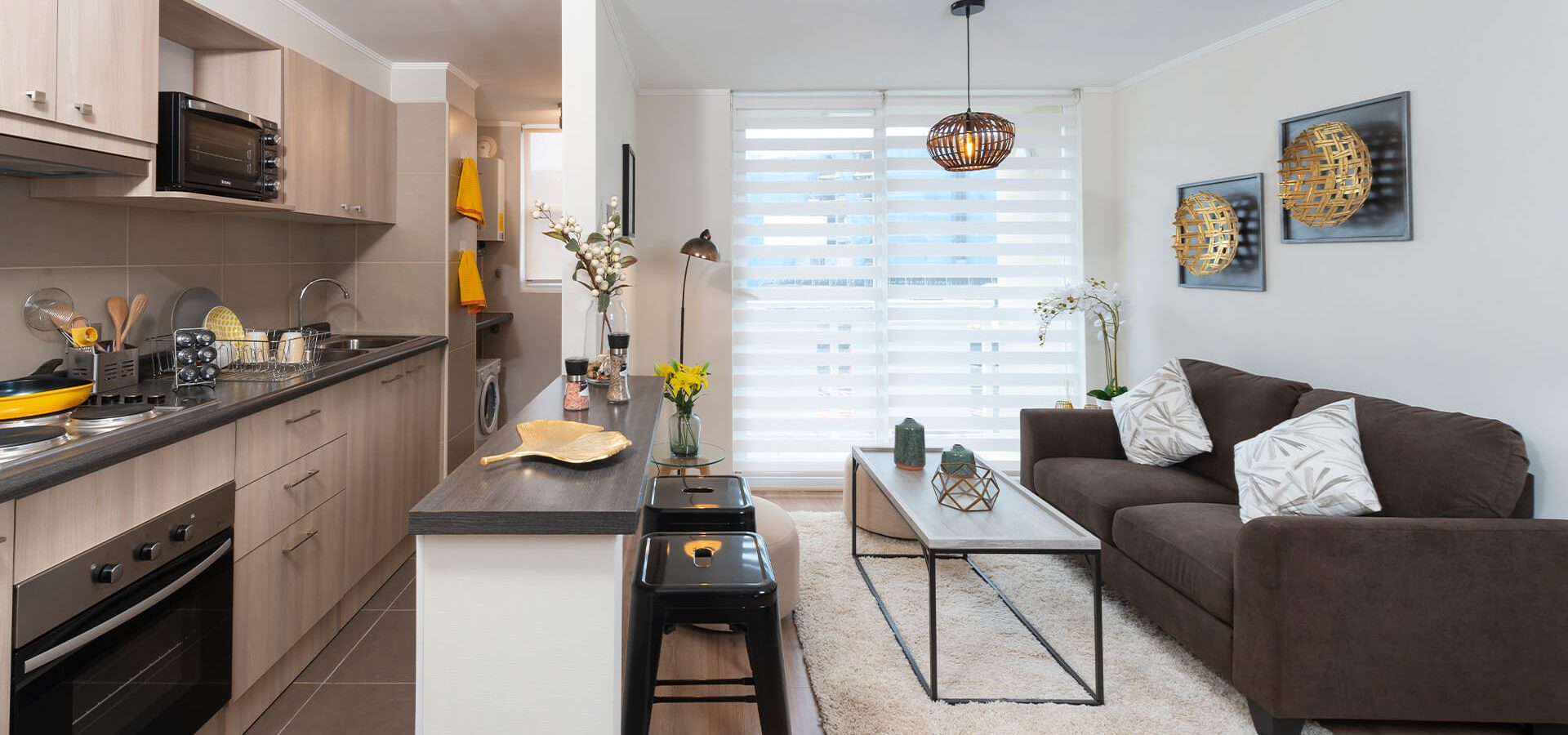 Condominio-Parque-Oriente-cocina-living